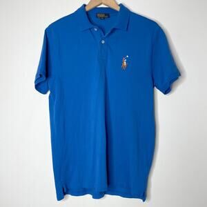 Polo Ralph Lauren Polo Shirt XL Cotton Blue Preppy Heritage Old Money Ivy Style